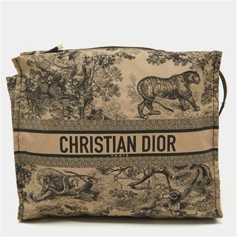 christian dior travel bag price|dior travel zipped pouch.